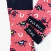 Alynn Socks Talk Derby To Me In Pink SS23