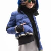 Post Card Women's Chamoinx Trimat Fur In Deep Blue ON SALE