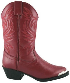 Smoky Mountain Children's Mesquite Western Boot In Red